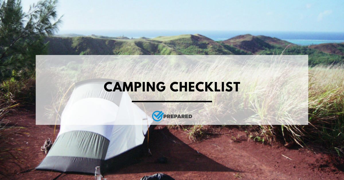 Camping Checklist: Items to Remember