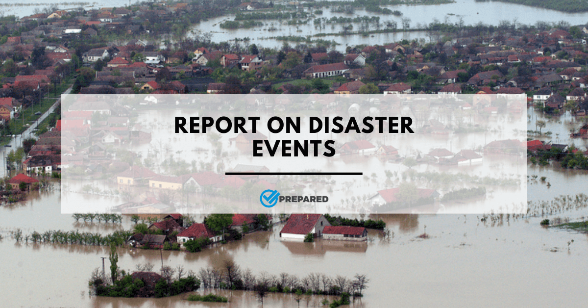 Report on Disaster Events